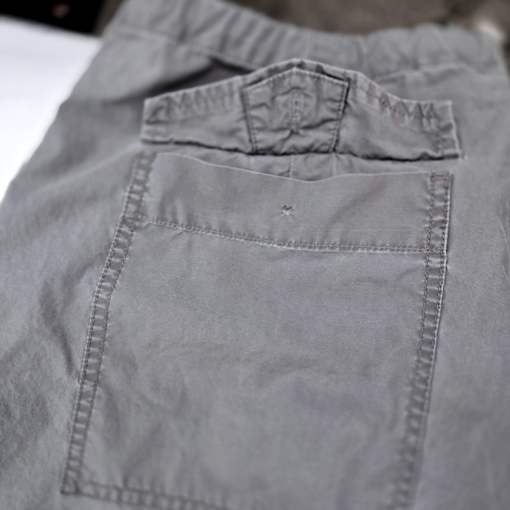 Vintage Calvin Klein Jeans 12 Parachute Cargo Pants Gray Drawstring Hem 90s Gorp - Picture 6 of 11